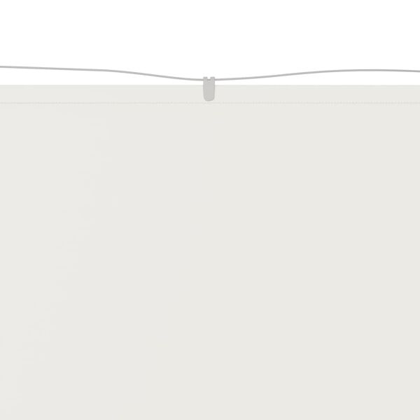 vidaXL Senkrechtmarkise Weiß 60x1000 cm Oxford-Gewebe