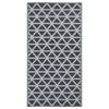vidaXL Outdoor-Teppich ARAKIL Schwarz 120x180 cm PP