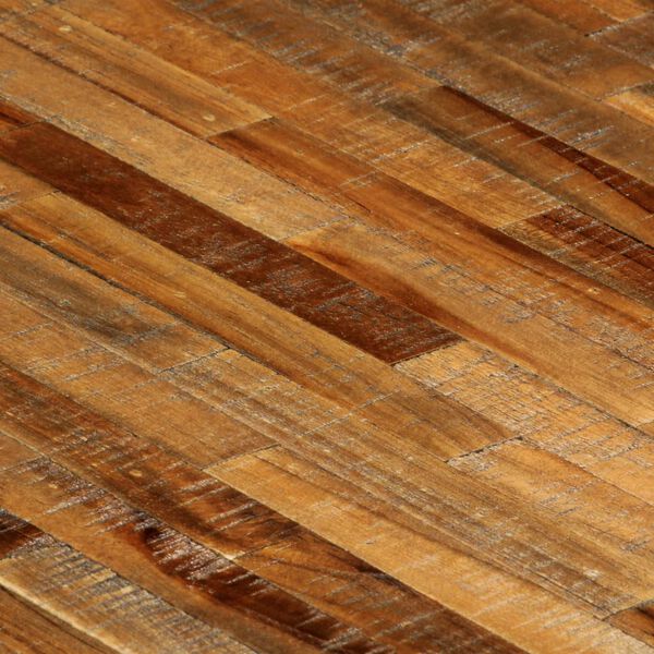 vidaXL Esstisch Recyceltes Teakholz und Stahl 180x90x76 cm