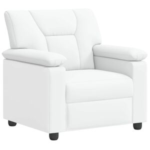 vidaXL Sofa Wei&szlig; 91 x 85 x 93 cm Kunstleder