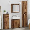 vidaXL Badezimmerm&ouml;bel-Set mit Schubladen 4 pcs Altholz Holzwerkstoff