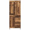 vidaXL Highboard mit Schubladen 2 pcs Altholz Holzwerkstoff