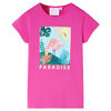 vidaXL Kinder T-Shirt Dunkelrosa 104