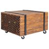 vidaXL Beistelltisch Teak 60x60x38 cm