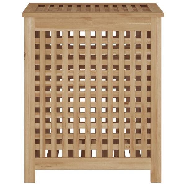 vidaXL Wäschebehälter 50x35x60 cm Massivholz Teak