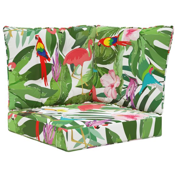 vidaXL Sofakissen f&uuml;r drau&szlig;en 3 pcs Bunt Polyester