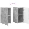 vidaXL TV-Schrankset Wandmontiert 5 pcs Beton Grau Holzwerkstoff