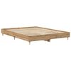vidaXL Bettgestell ohne Matratze Artisan-Eiche 150x200cm Holzwerkstoff