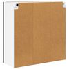 vidaXL H&auml;ngeschrank Schwarz Eichen-Optik 80 x 31 x 80 cm Holzwerkstoff