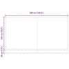 vidaXL Einziehbare Markise Beige 400 x 200 cm Stoff