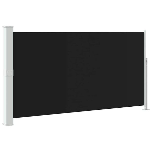 vidaXL Seitenmarkise 160x300 cm Schwarz