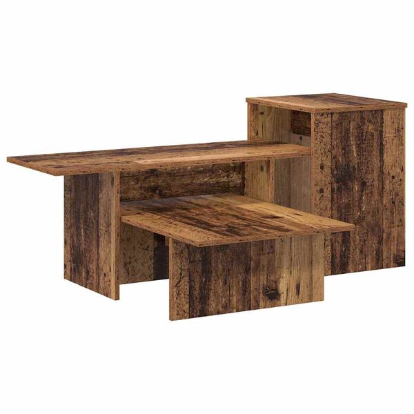 vidaXL Konsolentisch Altholz 91,5 x 35 x 38,5 cm Holzwerkstoff
