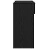 vidaXL Konsolentisch Schwarze Eiche 90 x 36 x 75 cm Holzwerkstoff