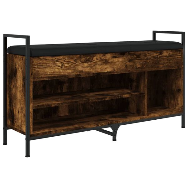vidaXL Schuhbank R&auml;uchereiche 105,5x32x57,5 cm Holzwerkstoff