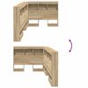vidaXL Aufbewahrungskopfteil Sonoma-Eiche 80 cm Holzwerkstoff