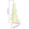 vidaXL Weihnachtsbaum mit 240 LEDs Warmes Wei&szlig; 180 cm PET