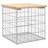 vidaXL Gartenbank aus Gabionen 43x44x42 cm Massivholz Kiefer