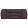 vidaXL Kopfteil-Kissen "Hvar" Dunkelbraun 100 cm Stoff