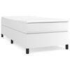 vidaXL Boxspringbettgestell Wei&szlig; 100x200 cm Kunstleder