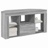 vidaXL Eck-LED-TV-Schrank Graues Sonoma 106 x 40 x 50 cm Holzwerkstoff