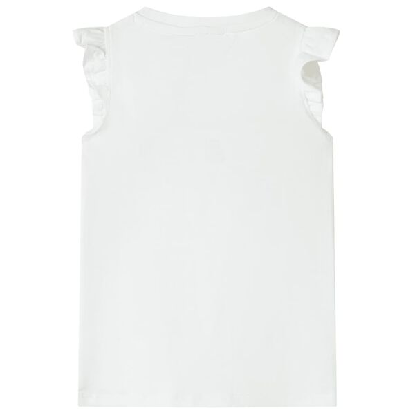 Kinder-T-Shirt Ecru 116