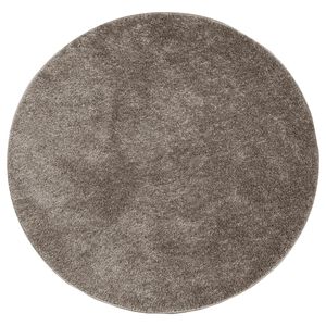 vidaXL Teppich ISTAN Hochflor Gl&auml;nzend Grau &Oslash; 160 cm