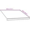 vidaXL Markisenbespannung Canvas Orange & Braun 3x2,5 m