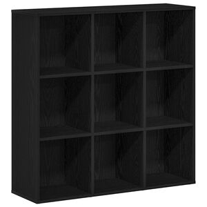 vidaXL B&uuml;cherregal Eiche Schwarz 98x29x97,5 cm Holzwerkstoff