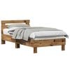 vidaXL Bettrahmen Altholz 193 x 95 x 88 cm Holzwerkstoff