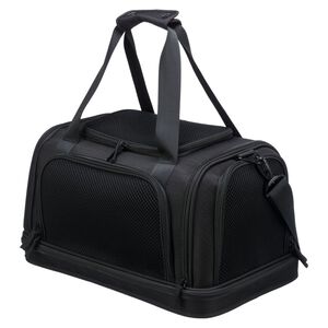 TRIXIE Flugtasche f&uuml;r Hunde Plane 44x28x25 cm Schwarz