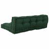 vidaXL Pallet Sofa Kissen Grün Stoff