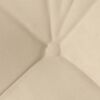 vidaXL Sitzkissen 4 pcs Creme 40 x 40 cm Mikrofaserstoff