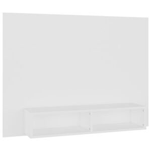 vidaXL TV-Wandschrank Weiß 120x23,5x90 cm Holzwerkstoff