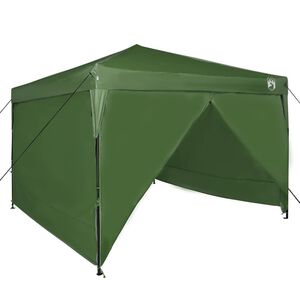 vidaXL Pavillon-Zelt 290 x 290 x 251 cm Gr&uuml;n Stoff