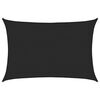 vidaXL Sonnensegel 160 g/m&sup2; Schwarz 2x2,5 m HDPE