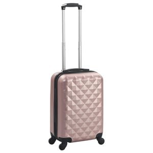 vidaXL Hartschalen-Trolley Ros&eacute;gold ABS