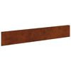 vidaXL Raseneinfassung 10 pcs 100 x 18 cm Stahl Rostig