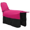 vidaXL Pferdedecke Rosa und Schwarz 145 cm Polyester