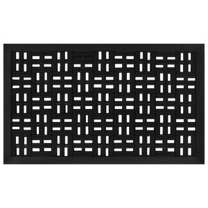 vidaXL Fu&szlig;matte Rechteckig 45x75 cm Gummi