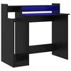 vidaXL Schreibtisch Schwarz Eichen-Optik Holzwerkstoff 97 x 45 x 90 cm
