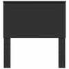 vidaXL Kopfteil mit Kopfteil Schwarz Eichen-Optik 75 cm Holzwerkstoff
