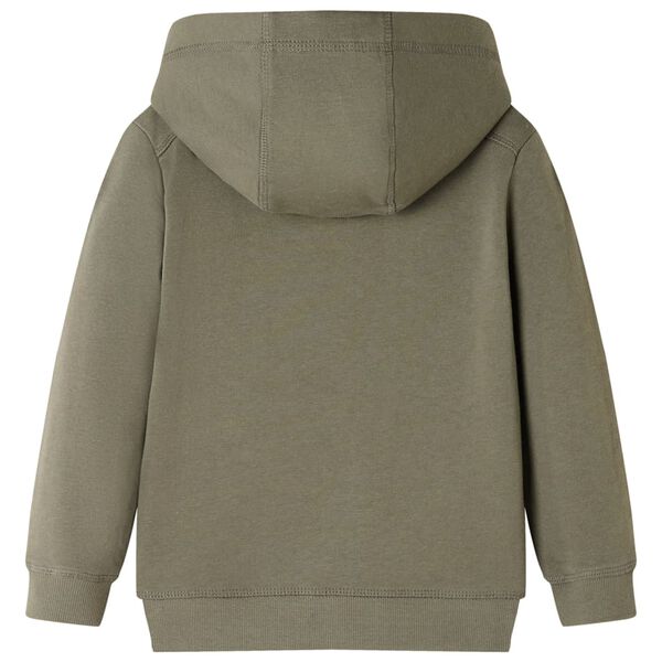 Kinder-Kapuzenpullover Khaki 128