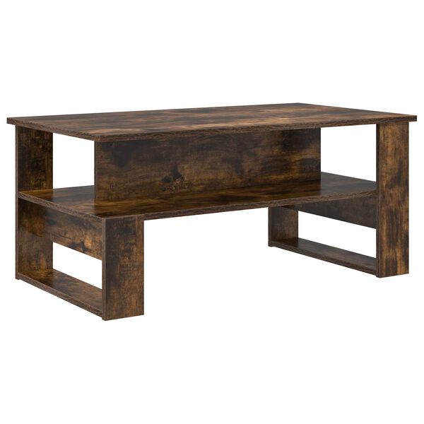 vidaXL Couchtisch Ger&auml;ucherte Eiche 90 x 50 x 40 cm Holzwerkstoff