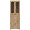 vidaXL Highboard FLORIN Artisan-Eiche 60 x 35 x 182 cm Holzwerkstoff