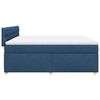 vidaXL Boxspringbett mit Matratze Blau 180x200 cm Stoff
