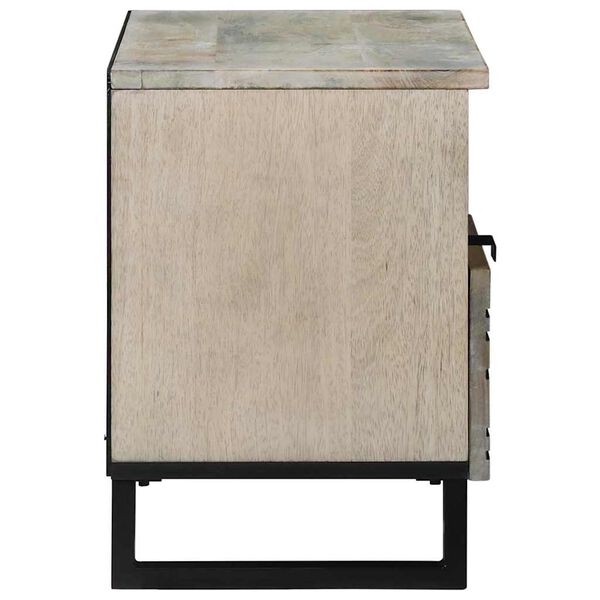 vidaXL TV-Einheiten mit Schubladen Wei&szlig; 80 x 33 x 46 cm Holzwerkstoff