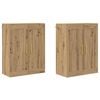 vidaXL Wandmontierter Schrank 2 stk. Artisan-Eiche 69,5 x 34 x 90 cm