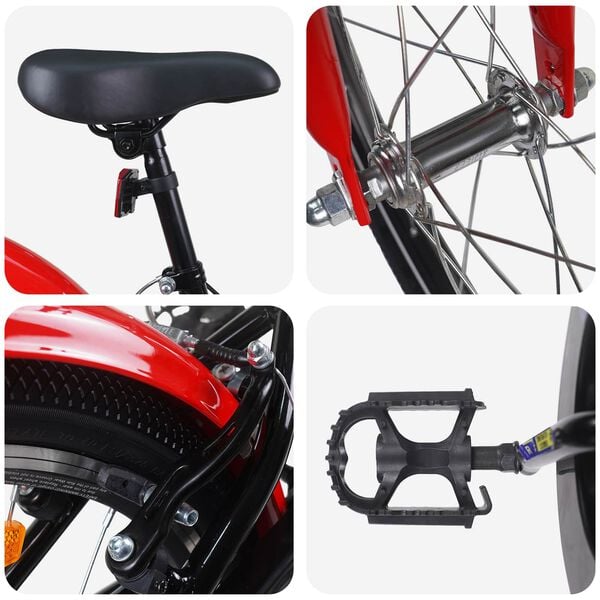 vidaXL Kinderfahrrad 20 Zoll f&uuml;r 6-11 Jahre alt Blau Wei&szlig;