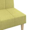 vidaXL Schlafsofa 2-Sitzer Gr&uuml;n Stoff