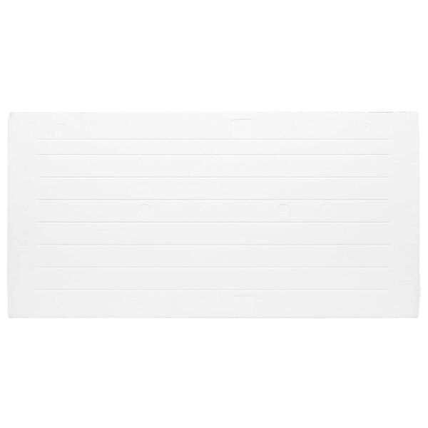 vidaXL Wandpaneele 10 pcs Hellgrau und Wei&szlig; 100 x 50 cm EPS-Schaum